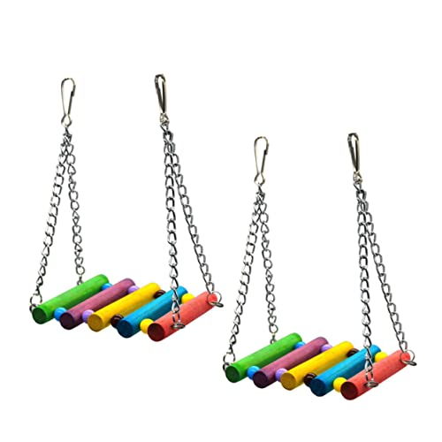 YARNOW 2stücke Hängende Baumwoll-schaukel Für Papageien Mit Bunten Perlen Und Spielzeug Für Cockatiels Wellensittiche Und Kleine Vögel Zufällige Farben YARNOW 2stücke Hängende Baumwoll-schaukel Für Papageien Mit Bunten Perlen Und Spielzeug Für Cockatiels Wellensittiche Und Kleine Vögel Zufällige Farben von YARNOW