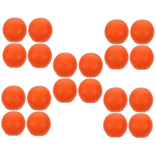 YARNOW 20 STK Hundeball Gummi Kauspielzeug für kleine Hunde kleine Bälle für Hunde Dog chew Toy hundekauspielzeuge Hunde-Aktivitätsspielzeug Tragbare Ballspielzeuge Bissfest Pet-Ball von YARNOW