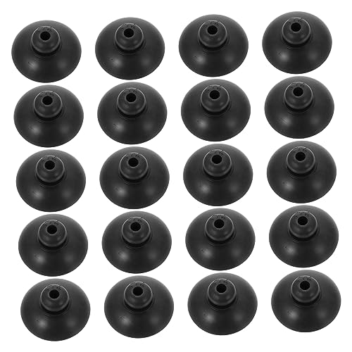 YARNOW 20pcs Professional Air Pipe Fixing Suckers Wasserpumpenhalter Sauger (schwarz) von YARNOW