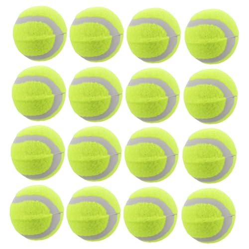 YARNOW 22st Hüpfender Tennisball Für Hunde Fußball Für Hunde Blaues Hundespielzeug Hunde Quietschender Ball Hundespielzeug Für Aggressive Kauer Peppiger Haustierball Light Green Gummi von YARNOW