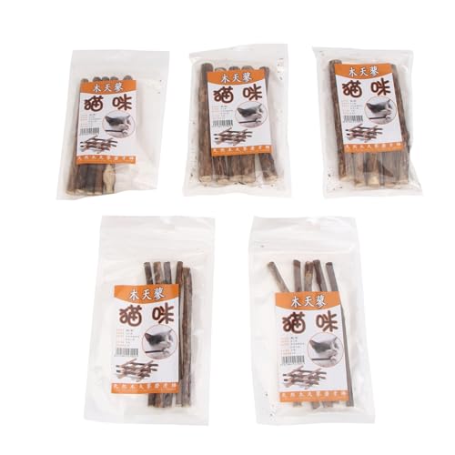 YARNOW 25St Polygonum Molar Stick Katzenfutter Kätzchen Kauspielzeug Zahnen katzenzahnbürste für Katzen cat Toothbrush Knirschstab für Katzenzähne Kauspielzeug für Katzen Polygonum Holz von YARNOW