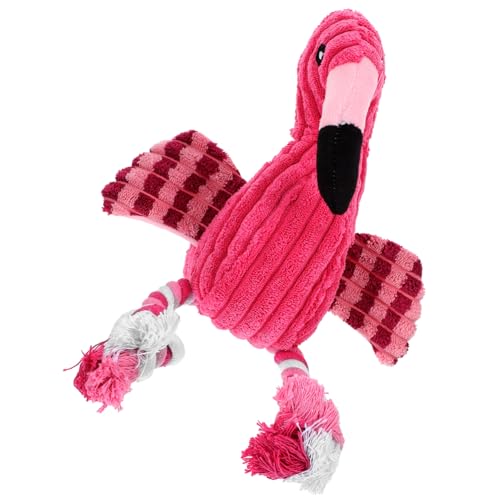 YARNOW 2St Interaktives Hundespielzeug Spielzeug für Haustiere Plüschtiere Hundespielspielzeug Dog chew Toy hundekauspielzeuge Hund Haustier Plüschtier Hund Plüschtier Bichon Knoten Rosa von YARNOW