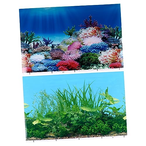 YARNOW 2st Aufkleber Für Aquarien Aquarium Schwimmendes Bausatz Netz Stand Ozeanaufkleber Panzer Abziehbilder Band Vakuum Pumpe Mesh-Aquarium-Deckel Klebrig Tank Clip Dickfilmpapier von YARNOW