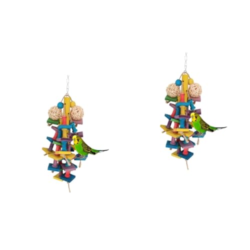 YARNOW 2st Haustier Beißspielzeug Papageienspielzeug Nymphensittich Spielzeug Spielzeug Papageienbissspielzeug Vögel Spielzeug Vogelspielzeug Zubehör Für Vogelkäfige Hölzern YARNOW 2st Haustier Beißspielzeug Papageienspielzeug Nymphensittich Spielzeug Spielzeug Papageienbissspielzeug Vögel Spielzeug Vogelspielzeug Zubehör Für Vogelkäfige Hölzern von YARNOW