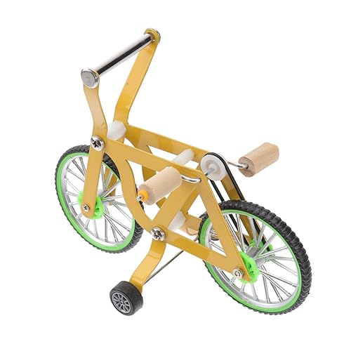 YARNOW 2st Papagei Fahrrad Desktop-Spielzeug Mikrospielzeug Haustier Requisiten Für Das Papageientraining Vögel Vogel Fahrrad Spielzeug Rätsel Lustig Plastik Lieferungen Hölzern von YARNOW