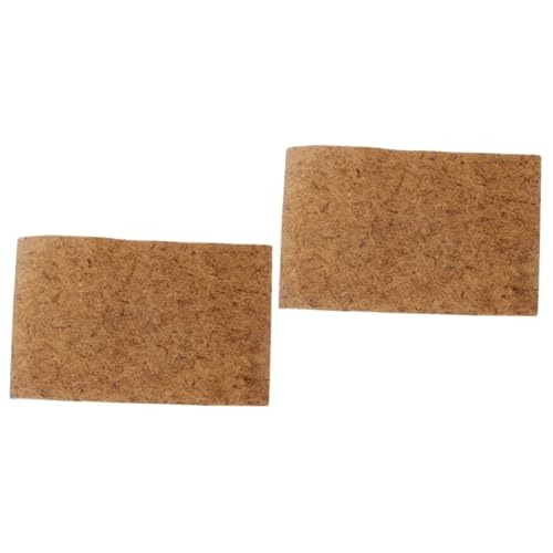 YARNOW 2st Reptilienmatte Aus Kokospalme Reptiliensubstratteppich Reptilien-linermatte Haustier+Teppich Haustier Bettwäsche Schlangenbettwäsche Reptilienbettwäsche Light Brown von YARNOW