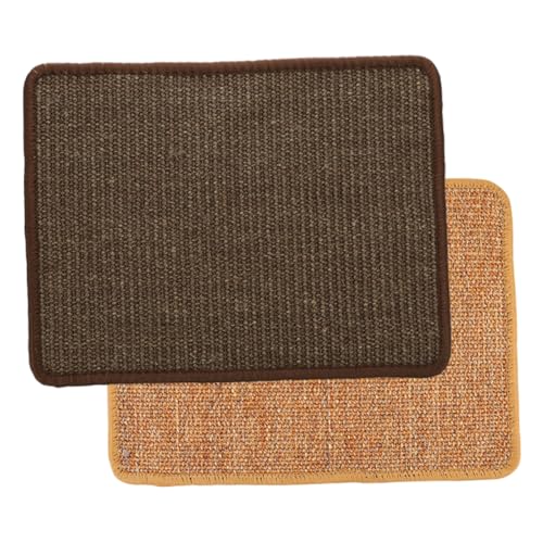 YARNOW 2st Sisal Katzen Griff Katze Kratzmatte Katze Schlafteppich Schleifpads Für Katzenklauen Katzenkratzdecke Möbelschutz Für Katzenkratzer Interaktives Katzenspielzeug Teppiche von YARNOW