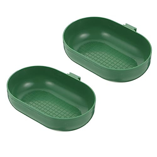 YARNOW 2pcs Kunststoff Vogel Badewanne Wellensittich Vogelbad Becken Haustier Bad Becken für Vögel von YARNOW