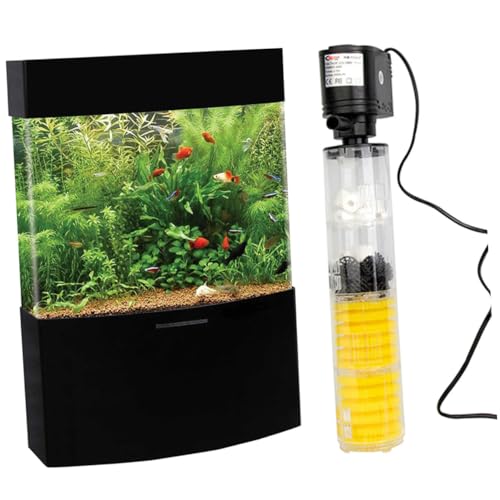 YARNOW 3 1 Filter Für Fischbecken Tauchpumpenfilter Innenfilter Schwammfilter Aquarienfilter Plastik von YARNOW