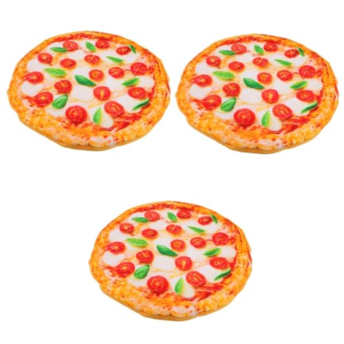 YARNOW 3 STK Haustiermatte Plüschtiere Schlafmatte Für Haustiere Hundebettdecken Plüschdecken Süße Pizza Design Katze Maschinenwaschbare Warme Matratze Der Hund Stoff Nestauflage von YARNOW