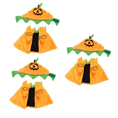 YARNOW 3 Sätze Haustier-umhang Hunde-Vampir-kostüm Zubehör Für Katzenkostüme Hunde-Outfits Hunde-Halloween-kostüm Halloween-haustierzubehör Feiertags-haustierkostüm Halloweenkostüm Plüsch von YARNOW