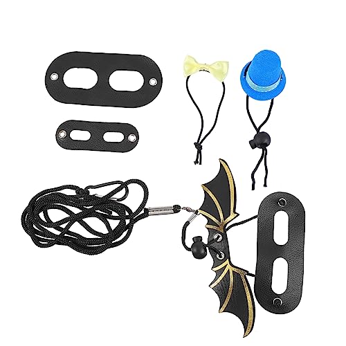 YARNOW 3sätze Kreatives Eidechsen-kostüm-Set Mit Hut Und Fliege Verstellbare Leine Für Haustiere Für Halloween Und Partys Langlebig Und Praktisch Geeignet Für Geckos Und Bartagamen YARNOW 3sätze Kreatives Eidechsen-kostüm-Set Mit Hut Und Fliege Verstellbare Leine Für Haustiere Für Halloween Und Partys Langlebig Und Praktisch Geeignet Für Geckos Und Bartagamen von YARNOW