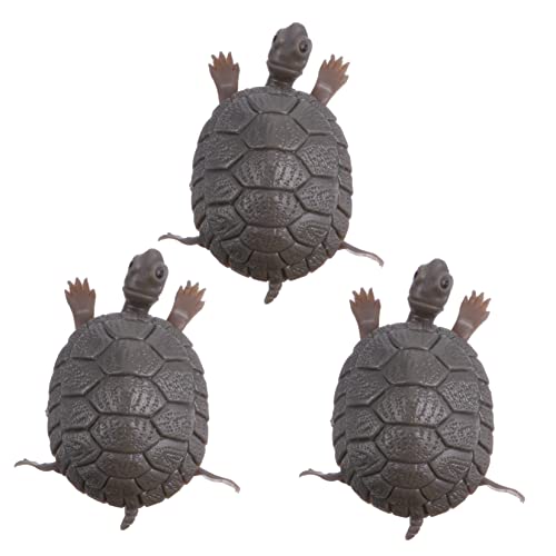 YARNOW 3 Stück Aquarium Landschaftsbau Fisch Schildkröte Miniaturtiere Aquarium- -Dekorationen Frosch Bausatz Frösche Künstliche Aquarientiere Aquariumdekor Figuren Plastik von YARNOW