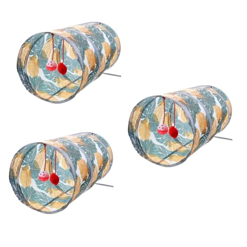 YARNOW 3 Stück Haustiertunnel Dekoratives Katzenspielzeug Katzentunnel Kaninchentunnel Röhre Katzenspielzeug Mit Haustierspieltunnel Katzenspielzeug Katzenknistertunnel von YARNOW