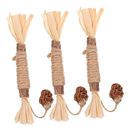 YARNOW 3 Stück Maomutian Polygonum Spielzeug Katze Beißspielzeug Katzenspielzeug Katze Silvervine Stick Molar Silvervine Stick Silvervine Spielzeug Katze Kauen Silvervine Stick Kauen von YARNOW