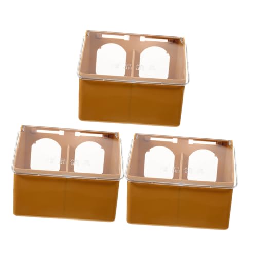 YARNOW 3 Stück Teiliges Papageien Futterspender aus Verschleißfestem Kunststoff Doppellochiger Hängebehälter für Gemüse und Vogelkäfig Zubehör für Wellensittiche und Andere Vögel YARNOW 3 Stück Teiliges Papageien Futterspender aus Verschleißfestem Kunststoff Doppellochiger Hängebehälter für Gemüse und Vogelkäfig Zubehör für Wellensittiche und Andere Vögel von YARNOW