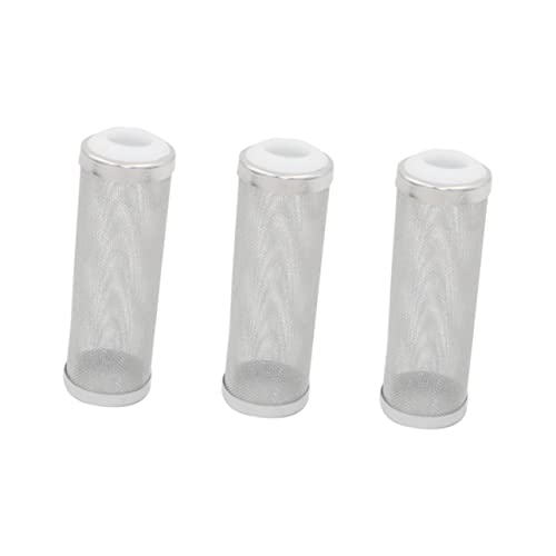 YARNOW 3St Aquarienwassereinlassabdeckung Silve Silberfarbe Aquariumfilter-Set Einlassfilternetz Ansaugsieb für Aquarien Pumpe Aquarienwassereinlass-Schutzabdeckung Aquarienfilter Weiß von YARNOW