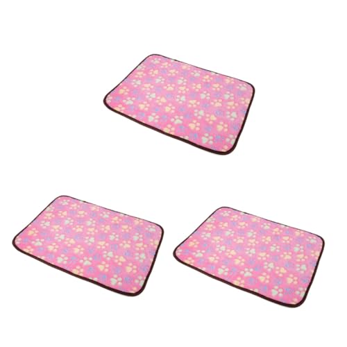 YARNOW 3 Stücke Haustier Matte Hund Doppelseitige Cooling Pad Tragbare Pet Decke Größe L von YARNOW