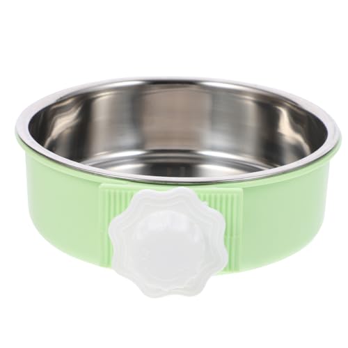 YARNOW 3St Hundenapf Feeder Schale Vogelkäfig Tassen klein edelstahlschüsseln Stainless Steel Bowl Grün Futterautomat für Haustiere Hundefutter Fressnapf Haustiernapf Zubringer von YARNOW