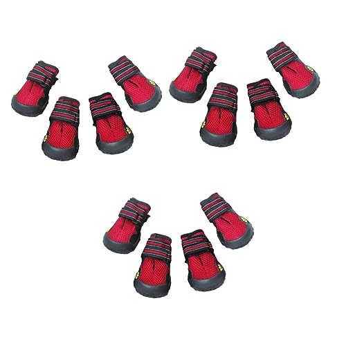 YARNOW 3St Haustierschuhe Schuhe für hundepfoten Hunde Schuhe Dog Shoes Hundestiefel Hundeschuhe Stiefel für Hunde der Hund mittlere bis große Hunde von YARNOW