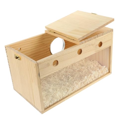 YARNOW 3St Papageien Zuchtbox Vogelkäfig nistkasten für gartenvögel Papageien Brutkasten Vogelunterkunft Birdcage Vogelhaus Sittichspielzeug Sittichnest aus Holz Sittich Zubehör hölzern von YARNOW