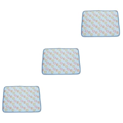 YARNOW 3St Sommer Haustier zwinger Kühlbett Eispad Größe M Gel der Sommer Cooling Blanket kühlungsdecke selbstkühlende Haustierdecke Haustier kühle Unterlage kalt Cooles Pad Sitzkissen von YARNOW