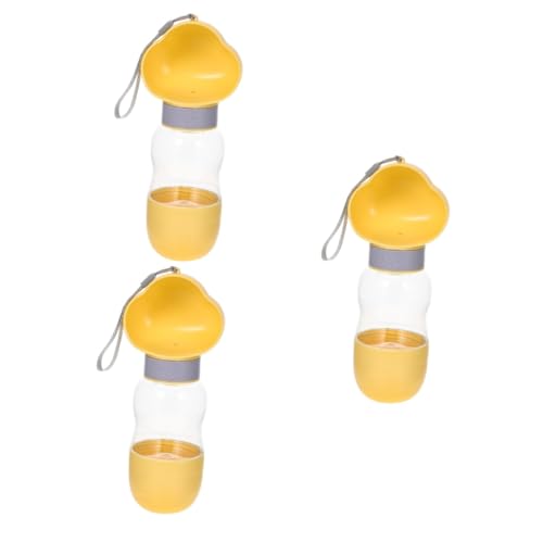 YARNOW 3St Wasserbecher für Hunde im Freien pet Water Bottle Hunde wasserflasche tragbarer Wasserspender Wassernapf für Hunde im Freien Wasserkocher Welpe Hund Outdoor-Wasserflasche pp von YARNOW