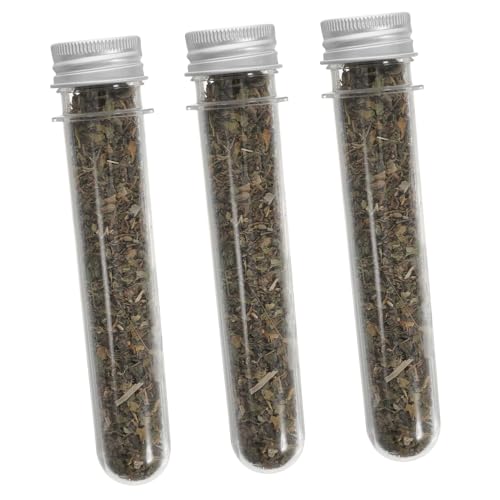 YARNOW 3pcs Mundreinigung Katzenpatzle Katze Zähne Saubere Katzenpip Kätzchen Catnip Mit Lagerbehälter von YARNOW