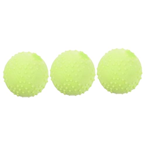 YARNOW Hundebälle 3St Hundespielzeugball Spielzeug für Haustiere Kau Schleifspielzeug für kleine Hunde Hundeball klein Golden Retriever Haustier Spielzeug Trainingsball Gummiball von YARNOW