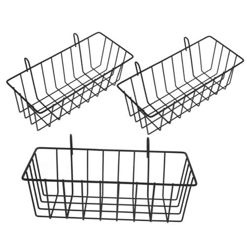 YARNOW 3st Kaninchen Heuraufe Tablett Käfige Schweine Füttern Hase Hühnerfutter Hängematte Zubehör Für Meerschweinchen Heufütterung Meerschweinchen Wasserflasche Essen Black Schmiedeeisen von YARNOW