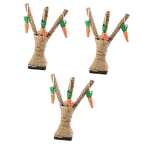 YARNOW 3st Kratzbaum Für Kratzbäume Katze Hochbett Kaninchenkäfig-Clips Katzen Eigentumswohnungen Kratzbaummöbel Kratzbaum Für Katzen Kratzbäume Für Katzen Katzenpfosten Mit Karotten von YARNOW