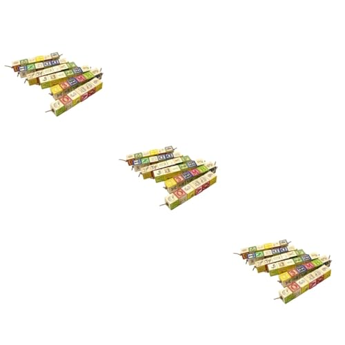 YARNOW 3st Papagei Lernspielzeug Vogel-Block-Spielzeug Puzzle-Spielzeug Papagei Reißblock Kauspielzeug Kaublock Für Papageien Vogelspielzeug Vögel Spielzeug Vögel Zubehör Bambus von YARNOW