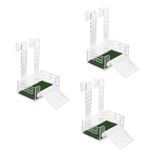 YARNOW 3st Schildkröte Sonnenuntergang Schildkrötenrampe Für Terrarium Sonnenplattform Plattform Zum Sonnenbaden Für Schildkröten Schildkrötenzubehör Schildkrötenterrasse Acryl von YARNOW