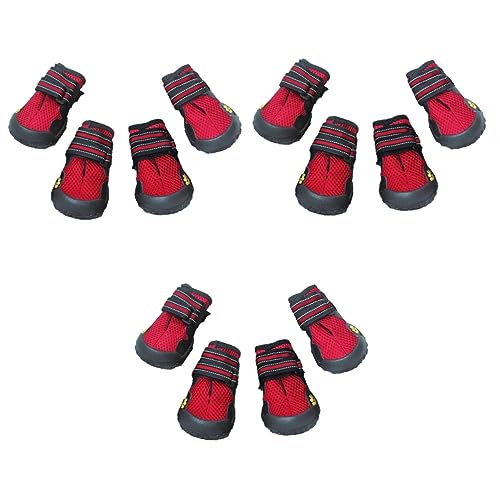 YARNOW 3St Haustierschuhe Schuhe für hundepfoten Hunde Schuhe Dog Shoes Stiefel für Hunde Haustier-Hundeschuhe Hundestiefel Haustier Hund mittlere bis große Hunde von YARNOW