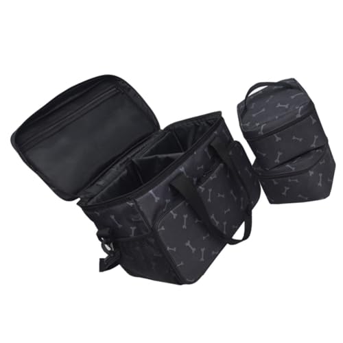 YARNOW 3st Tasche Für Haustiere Tragetasche Für Welpen Transportbox Für Hunde Reise-Aufbewahrungstasche Kleine Hundeträger Haustierbedarf Reiseträger Kiste Tragbar Sitz Black Oxford-Stoff von YARNOW