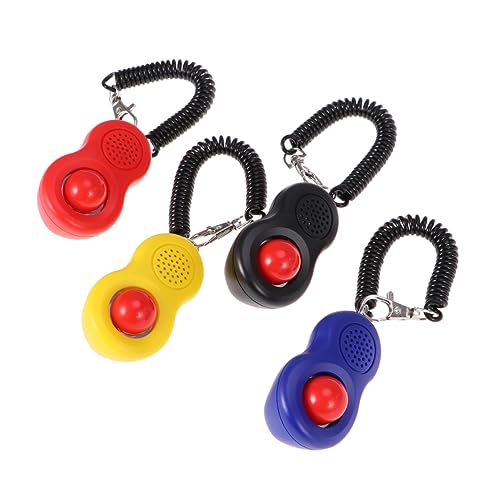 YARNOW 4 Stück Klicker Für Haustiertraining Clicker-Training Für Welpen Menschliches Design Tiertrainingsklicker Für Hunde Hundeklicker Klicker Trainieren Hundesachen Katzenklicker Kürbis von YARNOW