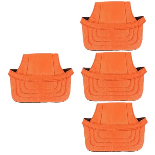 YARNOW 4 Stück Haustier-Baseballmütze Hut für Hund lustiger Haustierhut Propellermütze für Hunde Dog Raincoat Hunde Mantel Sonnenschutzhut für Haustier Hund Sommermütze Segeltuch Orange von YARNOW