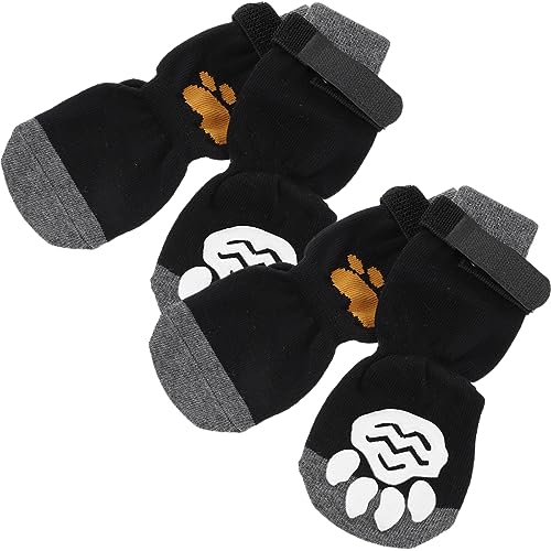 YARNOW 4 Stück Haustier Hund Socken Hundewindeln Weiblich Kleiner Hund Anti-Hunde-socken Atmungsaktive Socken Für Hunde Welpenhalsband Kleines Hundehalsband Hundesocken Balsam Baumwolle von YARNOW