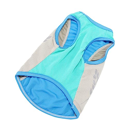 YARNOW 4 Stück Kühlweste Für Haustiere Einstellbarer Kühlmantel Sommerbecken Outdoor-Bekleidung Kühlere Hundejacke Sommerblusen Dekorative Kühlweste Atmungsaktiv Polyester Sommerkleid von YARNOW