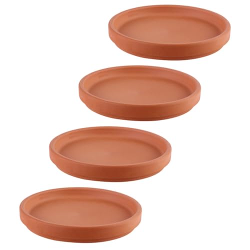 YARNOW 4 Stück Pflanzuntersetzer Aus Ton 20x20x2cm Runder Pflanzenuntersetzer Für Innen Wasserschale Für Blumentöpfe Langlebig Und Wasserfest YARNOW 4 Stück Pflanzuntersetzer Aus Ton 20x20x2cm Runder Pflanzenuntersetzer Für Innen Wasserschale Für Blumentöpfe Langlebig Und Wasserfest von YARNOW