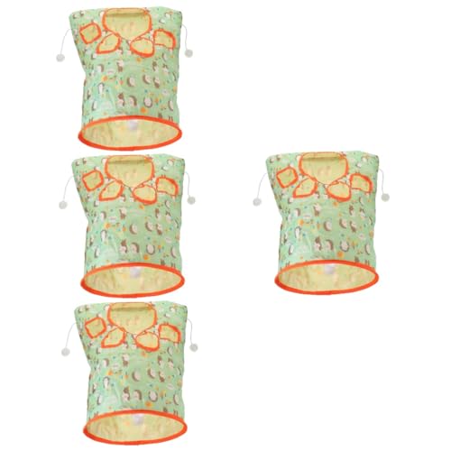 YARNOW 4 Teiliges Katzentunnelspielzeug Für Draußen Spielset Spielzeug Für Draußen Winzige Katzen Katzentunnel Für Katzen Im Innenbereich Katzenspielzeug Für Katzen Im Innenbereich von YARNOW