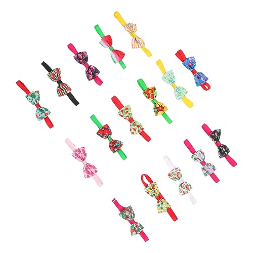 YARNOW 48 STK Haustier Fliege Hundehalsband Fliege Cartoon-hundehalsband Kätzchen Fliege Kragen -weihnachtsoutfit Clown-zubehör Cosplay-zubehör -Hijab Schal Gerippter Gürtel Kleid von YARNOW