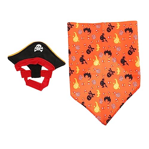 YARNOW 5sätze Piratenkostüm Für Katzen Set Mit Triangular Scarf Und Piratenhut Für Halloween-Partys Bequemes Accessoire Für Haustiere Für Und Dekoration YARNOW 5sätze Piratenkostüm Für Katzen Set Mit Triangular Scarf Und Piratenhut Für Halloween-Partys Bequemes Accessoire Für Haustiere Für Und Dekoration von YARNOW