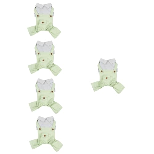 YARNOW 5St Hunde-Overalls Hundebekleidung hundekleidung kleine Welpenkleidung dekoratives Hundeoutfit Pu Katzenmantel Frühlings-Sommer-Welpenkleidung Kleiner Hund Herbstkleidung Polyester von YARNOW