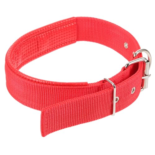 YARNOW 5st Hundehalsband Welpenhalsband Mittlerer Hund Für Hunde Hundehalsbänder Für Mittelgroße Hunde Für Haustier Dekor Beschichtung Tragbar Nylon Rot von YARNOW