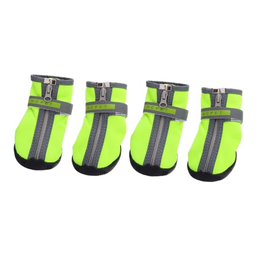 YARNOW 6 Paare Haustierschuhe Schneeschuhe Für Haustiere Hundepfotenschutz wasserdichte Welpenschuhe Hund Winter Schneeschuhe Schuhe Für Hunde rutschfest Reflektierendes Stiefel von YARNOW