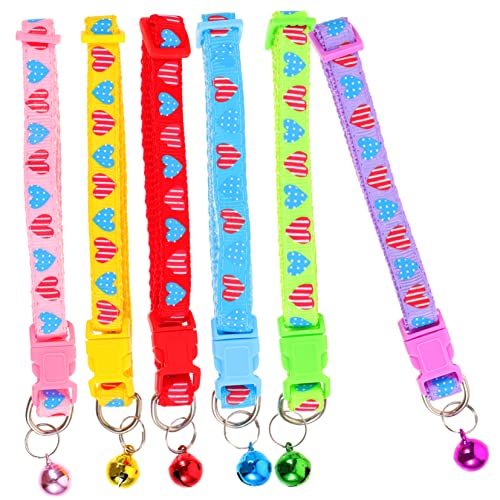 YARNOW 6St Katzenhalsband Kitten hundezubehör Fanartikel katzenzubehöhr cat Accessories Bausatz Haustier Welpe dekoratives Hundehalsband tragbares Hundehalsband Nylon von YARNOW