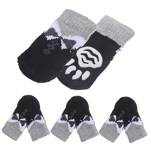 YARNOW 8 STK Haustier socken hundesocken Dog Socks cat-socken Haustier Accessoires hundeschuh Fußsocken für Haustiere Nicht Booties für Hunde Socken für Hund Haustiersocken Polyester von YARNOW