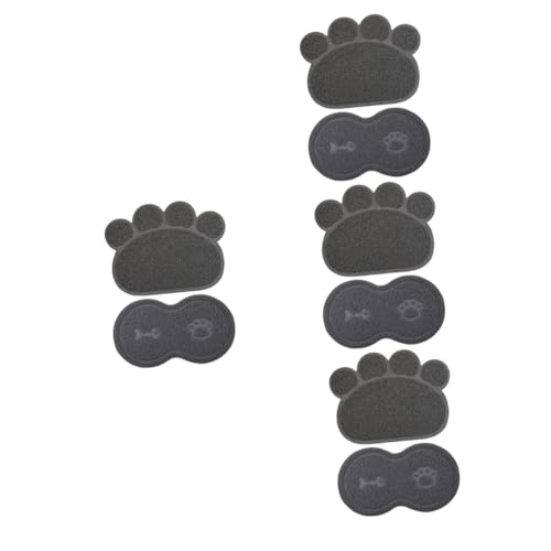 YARNOW 8 STK Haustiermatte Hunde Matte hundepolster Futtermatte für Hunde Hundebrunnenmatte Tischsets Hund rutschfeste Matte Katze rutschfeste Matte Katzen und Hunde Hundefutter von YARNOW