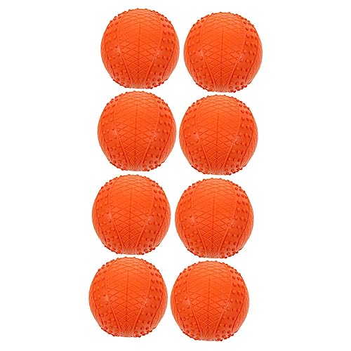 YARNOW 8 STK Hundeball Gummi quietschende Bälle für Hunde Kauspielzeug Dog chew Toy Hunde Activity Spielzeug Spielzeuge schwimmendes hundespielzeug Spielzeug für Hund Sport Haustier von YARNOW